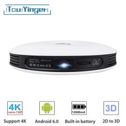 Universal Android DLP Projecteur 2D à 3D WiFi Pour Téléphones Portables Affic...