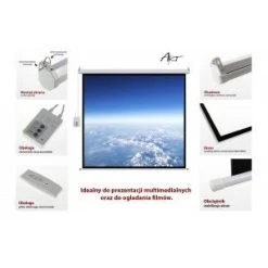 *art Electrical Screen Of 4: 3 120``with The Remote Control 244x183cm FS-12...