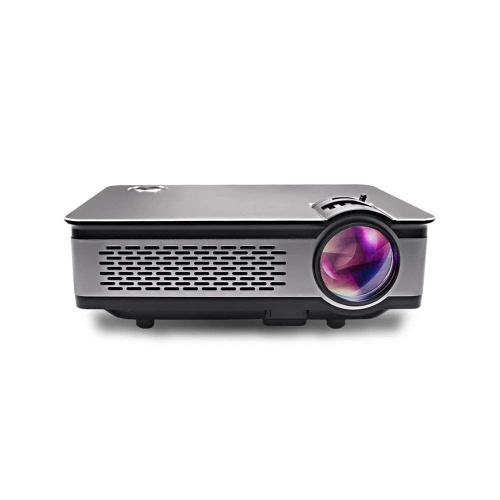 Wewoo Mini Vidéoprojecteur Noir Cinéma Maison Réglable Keystone Optique F... – Image 2