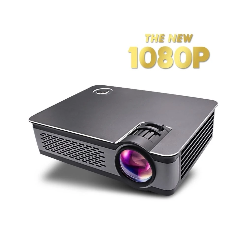 Wewoo Mini Vidéoprojecteur Noir Cinéma Maison Réglable Keystone Optique F... – Image 3