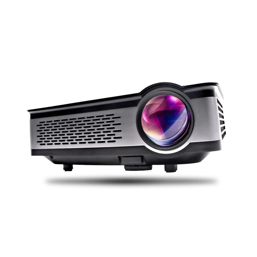 Wewoo Mini Vidéoprojecteur Noir Cinéma Maison Réglable Keystone Optique F... – Image 4