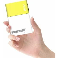 Artlii YG300YW Projecteur Portable LED Compatibilité Multiples - Jaun...