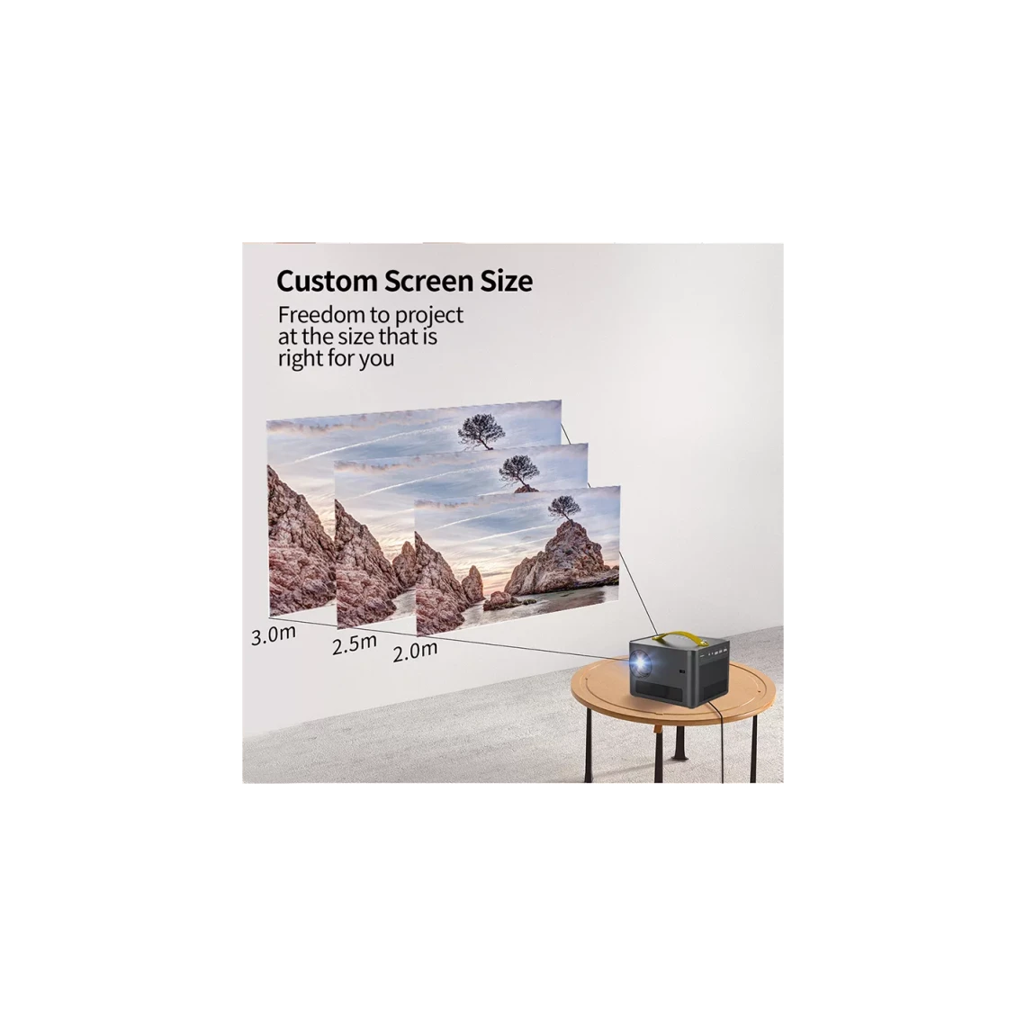 Clover Life Projecteur Intelligent GT1 Smart HD 9800 Lumens – Image 4