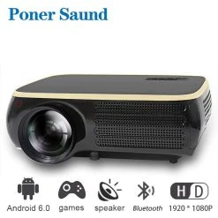 Universal Proyector Mini 4K Portable 1920 * 1080p Pour IPhone Full HD 1920 * 108...