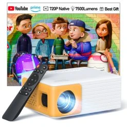 SANS MARQUE Yoton Mini Projecteur 720P Y3, Vidéoprojecteur Portable Pour Home Cin...