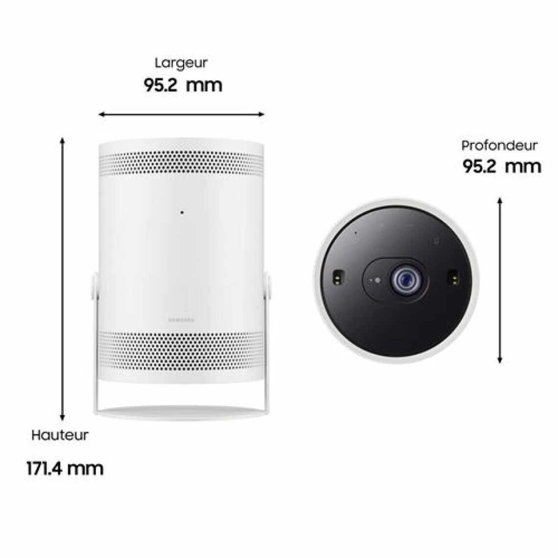 Vidéoprojecteur Samsung The Freestyle SP-LSP3 Blanc – Image 3